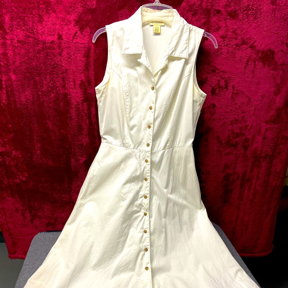 Limited Chino’s dress with buttons on front